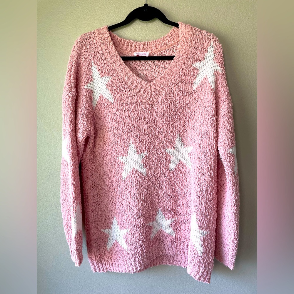 Pink Lily size medium sweater